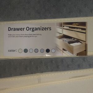 Drawer Organizers - Cream